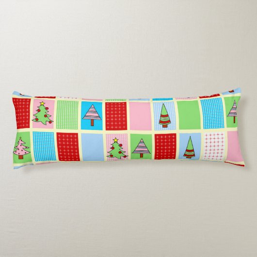 Coussins Longs Noël coloré (Dos)