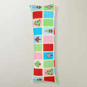 Coussins Longs Noël coloré (Devant (Vertical))