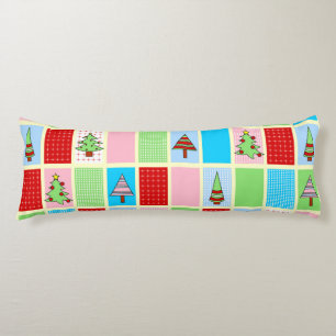 Coussins Longs Noël coloré