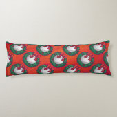 Coussins Longs Noël de baseball (Dos)