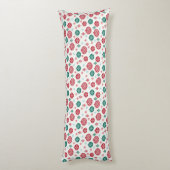 Coussins Longs Noël Red Green Bells Baubles Flèche de neige (Dos (Vertical))