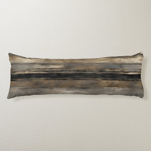 Coussins Longs Noir et Gris en relief (Devant)