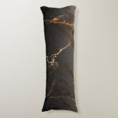 Coussins Longs Noir et Marbre blanc (Devant (Vertical))