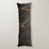 Coussins Longs Noir et Marbre blanc (Dos (Vertical))