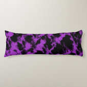 Coussins Longs Noir pourpre (Devant)