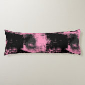 Coussins Longs Noir rose et gris (Devant)