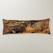 Coussins Longs Noir, rouge et rouille (Dos)