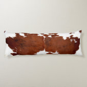 Coussins Longs Nom de la vache occidentale rustique (Dos)