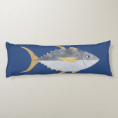 Coussins Longs Nom du bateau de pêche au thon (Dos)