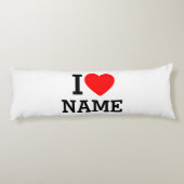 Coussins Longs Nom du coeur (Dos)