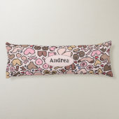 Coussins Longs Nom motif mammaire neutre (Dos)