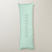 Coussins Longs Nom personnalisable "Snuggles" (Dos (Vertical))