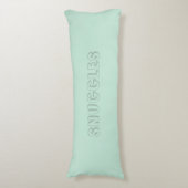 Coussins Longs Nom personnalisable "Snuggles" (devant Vertical)