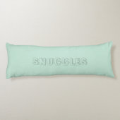 Coussins Longs Nom personnalisable "Snuggles" (Dos)