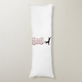 Coussins Longs Noms des rennes Rudolph, Comet, Blixen Reindeer (Devant (Vertical))