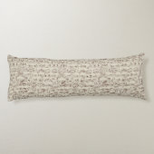 Coussins Longs Notes de musique (Dos)
