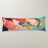 Coussins Longs Notre-Dame de Perpétuel aide catholique (Dos)