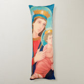 Coussins Longs Notre-Dame de Perpétuel aide catholique (Dos (Vertical))