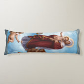 Coussins Longs Notre-Dame des Anges par William Bouguereau (Devant)