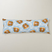 Coussins Longs Nouvelle-Écosse Peinture de chien pour l'essayeur (Dos)