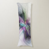 Coussins Longs Nouvelle vie, Colorful Abstrait Fractal Art Imagin (Devant (Vertical))