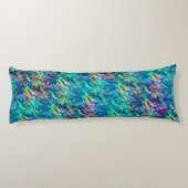 Coussins Longs Nouvelle-Zélande Abalone Paua Shell Motif 1 (Dos)