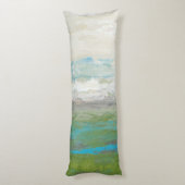 Coussins Longs Nuages blancs donnant sur le beau paysage (Dos (Vertical))