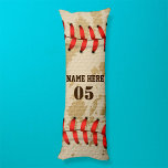 Coussins Longs Numéro de base-ball Vintage personnalisé Rétro<br><div class="desc">Personnalisé vintage nom de baseball numéro design rétro peut être bon pour vous si vous aimez Baseball. Ou cela pourrait être un grand cadeau pour ceux qui aiment le baseball.</div>