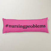 Coussins Longs #nursingissues en rose (Dos)