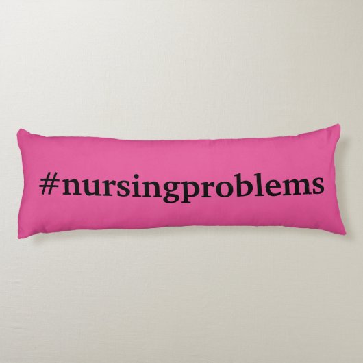 Coussins Longs #nursingissues en rose (Dos)