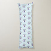 Coussins Longs Oeil bleu (Dos (Vertical))