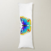 Coussins Longs Oeil de paon arc-en-ciel (Devant (Vertical))