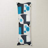 Coussins Longs Œuvre d'art géométrique abstrait moderne (Devant (Vertical))