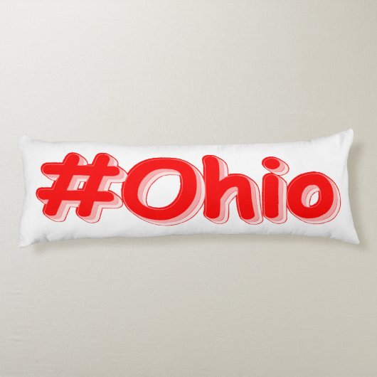Coussins Longs "#Ohio" Joli Design. Commandez dès maintenant  (Dos)