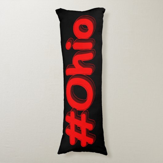 Coussins Longs "#Ohio" Joli Design. Commandez dès maintenant (Devant (Vertical))