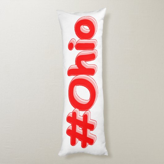 Coussins Longs "#Ohio" Joli Design. Commandez dès maintenant  (Dos (Vertical))