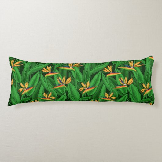 Coussins Longs Oiseau de nuit du jardin du paradis (Devant)
