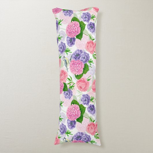 Coussins Longs Oiseau et fleurs (Devant (Vertical))