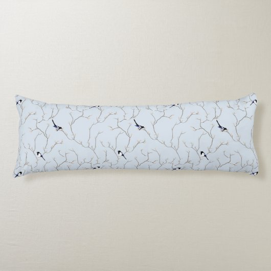 Coussins Longs Oiseaux d'hiver (Devant)