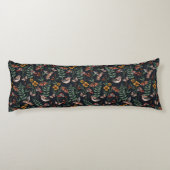 Coussins Longs Oiseaux du jardin foncé et papillons (Dos)