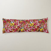 Coussins Longs Oiseaux et hanches roses de chien (Dos)
