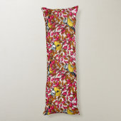 Coussins Longs Oiseaux et hanches roses de chien (Dos (Vertical))