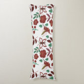 Coussins Longs Oiseaux motifs et papillons floraux sans soudure (Devant (Vertical))
