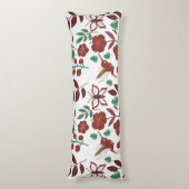 Coussins Longs Oiseaux motifs et papillons floraux sans soudure (Dos (Vertical))