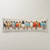 Coussins Longs Oiseaux tropicaux (Dos)