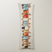 Coussins Longs Oiseaux tropicaux (Dos (Vertical))