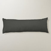 Coussins Longs olive noire (couleur solide) (Dos)