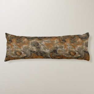 Coussins Longs olivier or et abstrait noir