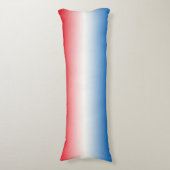 Coussins Longs "Ombre blanc et bleu rouge" (Devant (Vertical))