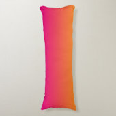 Coussins Longs "Ombre rose et orange" (Devant (Vertical))